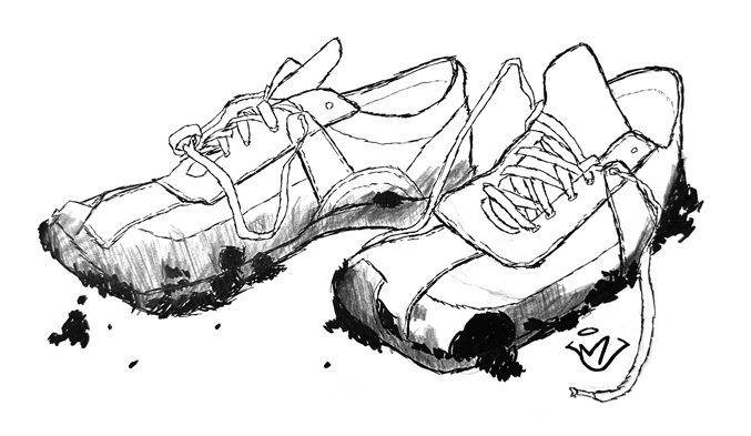 Filthy - pen and ink drawing