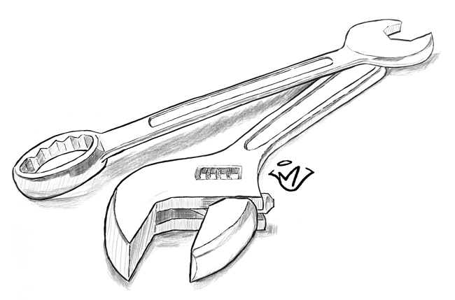 Tool - pen and ink drawing