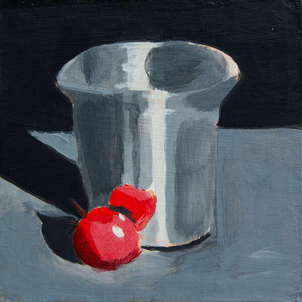Tin Cup and Cherry