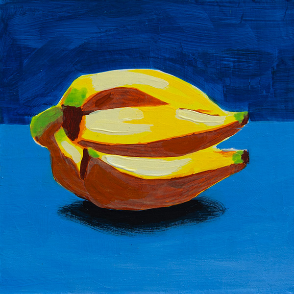 Mini Painting: Bunch of Bananas