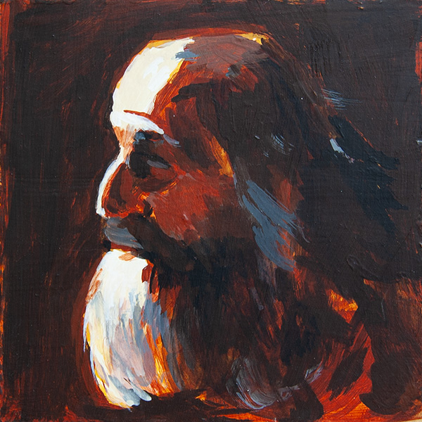 Mini Painting: Classic Bearded Man