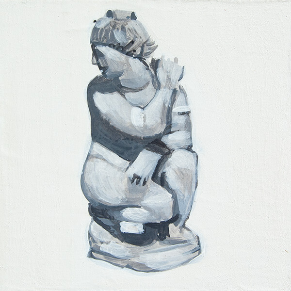 Mini Painting: Grisaille Classical Statue