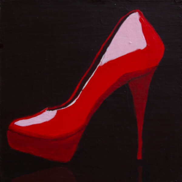 Mini Painting: Red High Heel