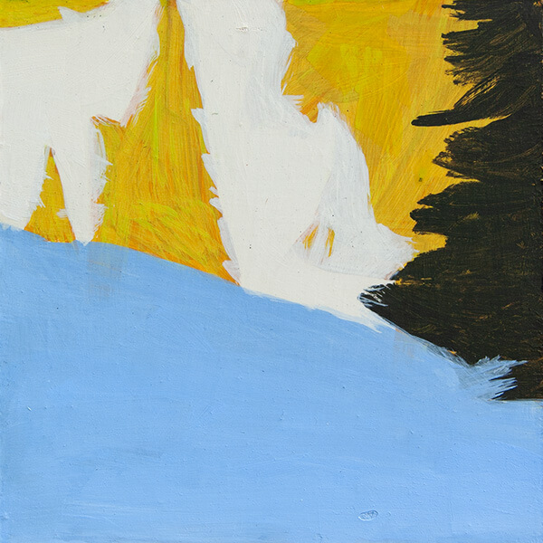 Mini Painting: Snow Scene