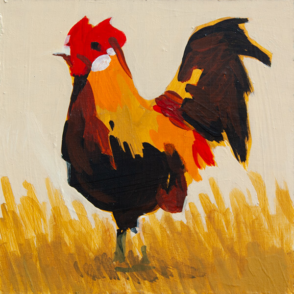 Mini Painting: Rooster