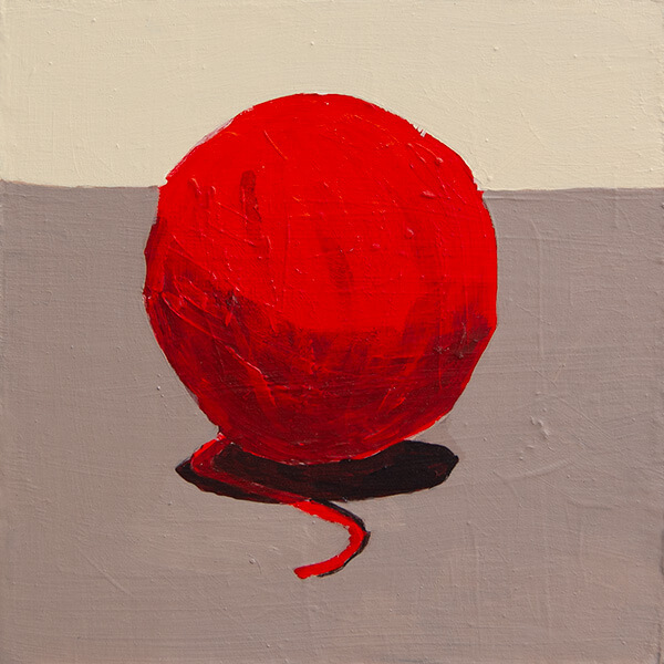 Mini Painting: Ball of Yarn